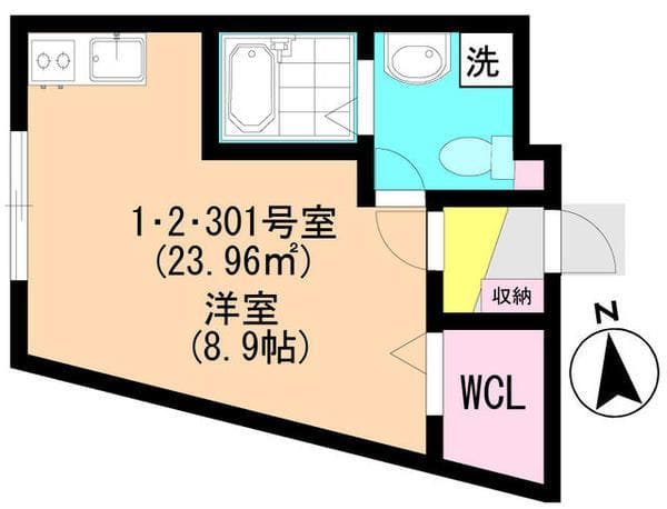 AJ馬込 201 間取り図