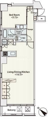カスタリア八丁堀 401