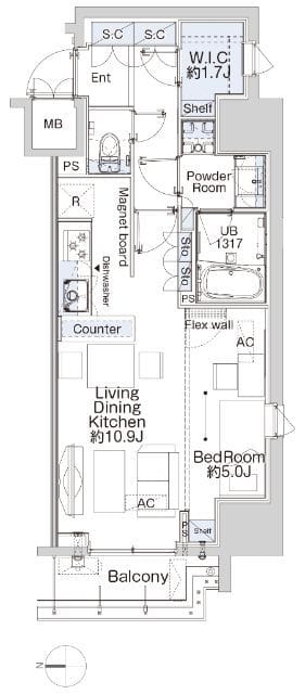 ベルファース蒲田West 1006