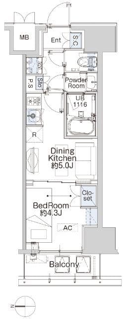 ベルファース蒲田West 1304
