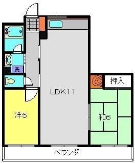 VILLA OASIS 105 間取り図
