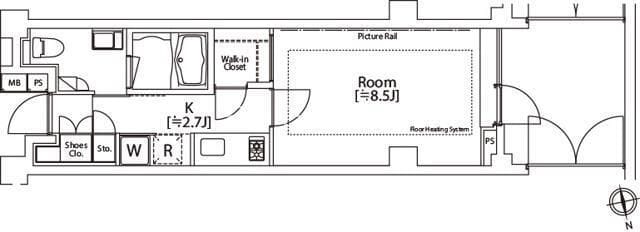 カスタリア市ヶ谷 101