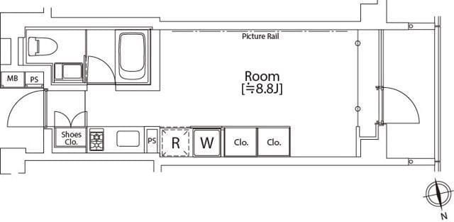 カスタリア市ヶ谷 304
