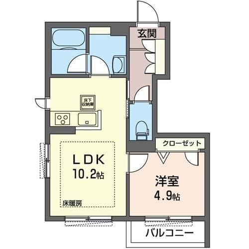 Vista Verde(ビスタ ヴェルデ) 102 間取り図
