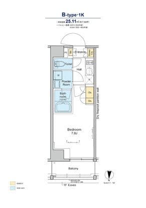 プラウドフラット亀戸 502 間取り図