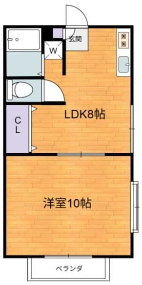 ハイツMS 103 間取り図