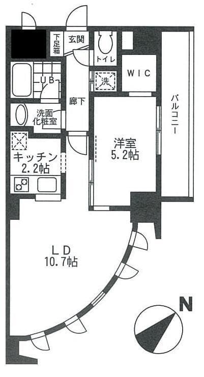 La・Sakuras ラサクラス 601 間取り図