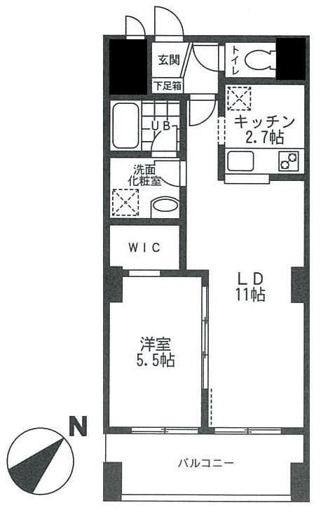 La・Sakuras ラサクラス 902 間取り図