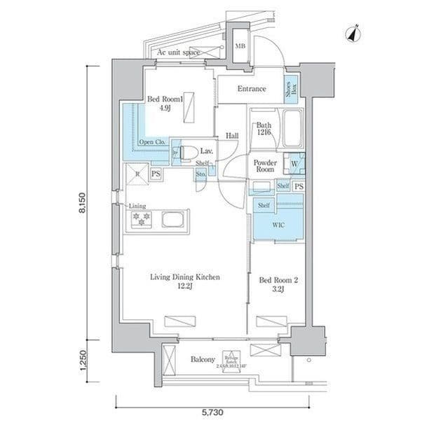 ORSUS板橋本町 0802 間取り図