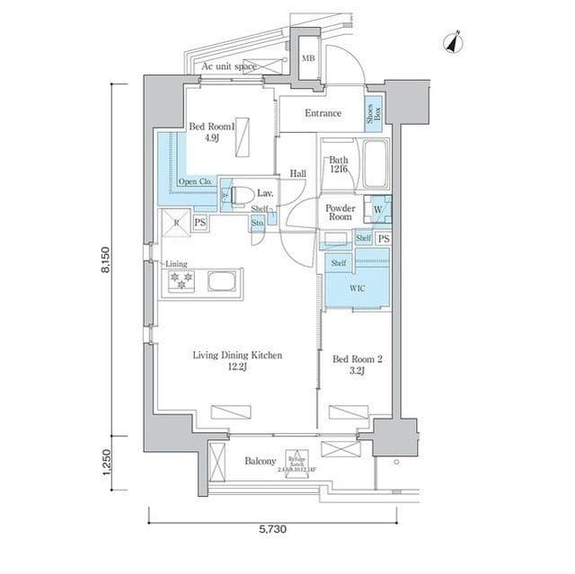 ORSUS板橋本町 1102 間取り図