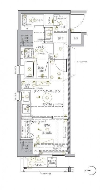 クレイシア秋葉原ラグゼスウィート 901