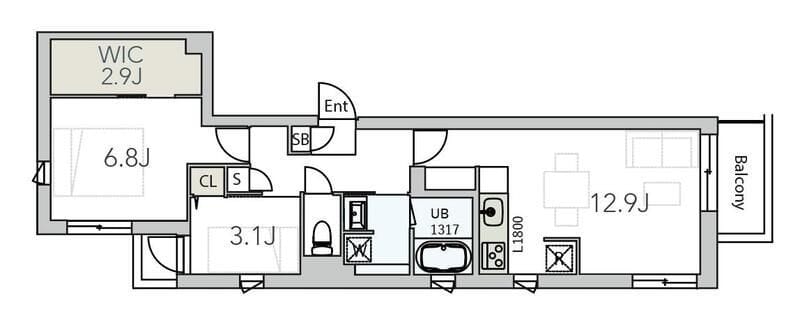GranDuo西荻窪2 402 間取り図