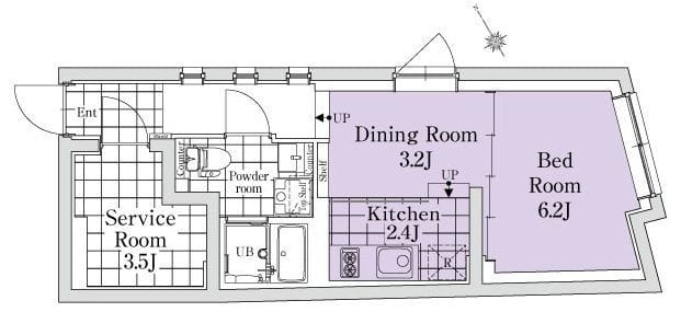 SOU三軒茶屋 101 間取り図