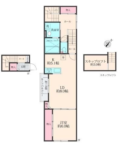 ソル・アスール 203 間取り図