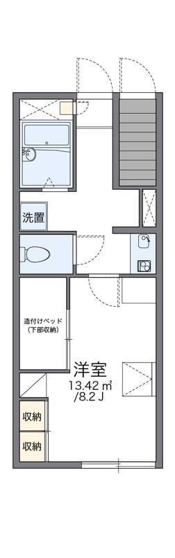 レオパレス小竹向原B 105 間取り図