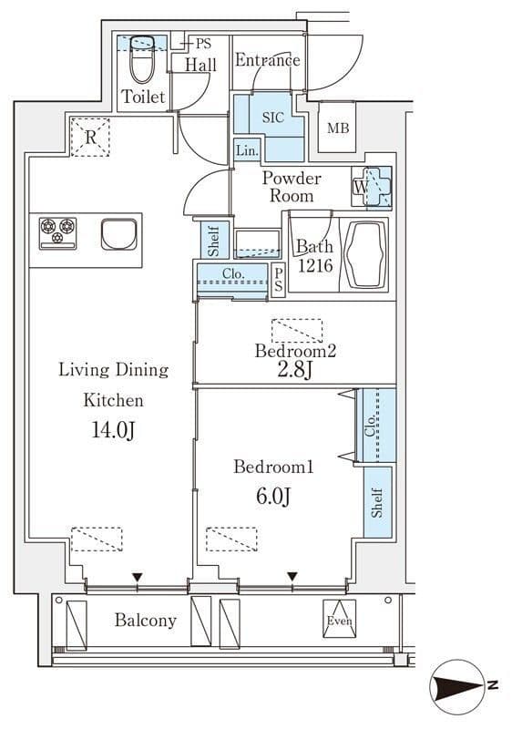 CREATIF練馬 601 間取り図