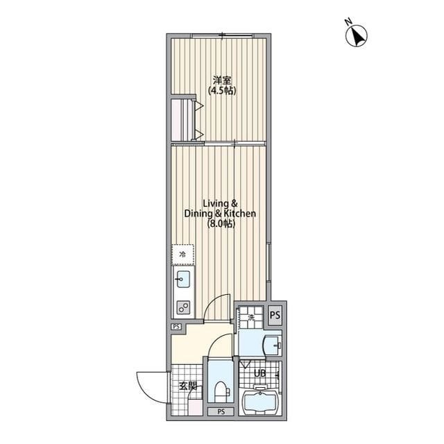 エルファーロ三軒茶屋Ⅵ 105 間取り図