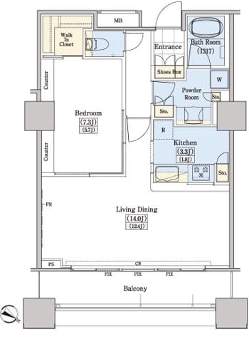 レジディアタワー上池袋(タワー棟) TW1112