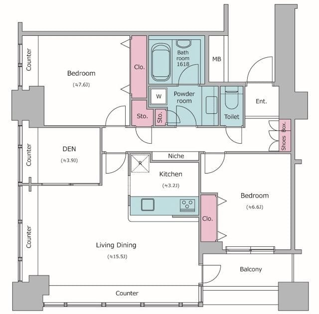 レジディアタワー上池袋(タワー棟) TW1313