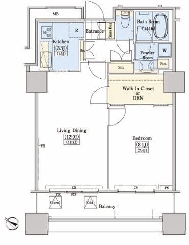 レジディアタワー上池袋(タワー棟) TW1404