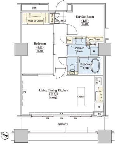レジディアタワー上池袋(タワー棟) TW2003