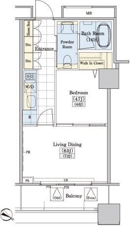 レジディアタワー上池袋(タワー棟) TW711