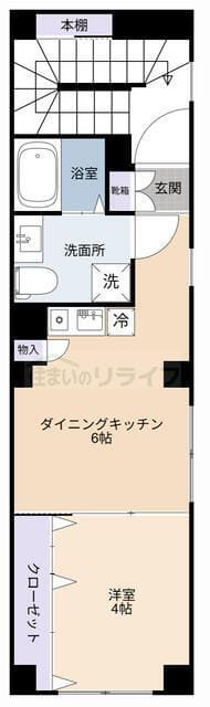 カミヤビル 301 間取り図