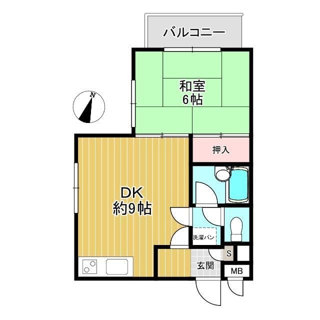 OSハウス 204 間取り図