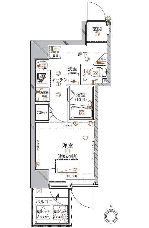 クレイシア西蒲田 603