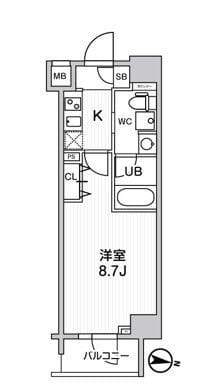 ジェノヴィア三ノ輪スカイガーデン 301