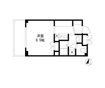 JUST WELL 401 間取り図