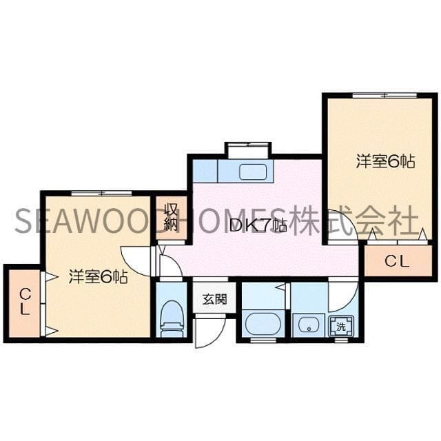 サマームーン 101 間取り図