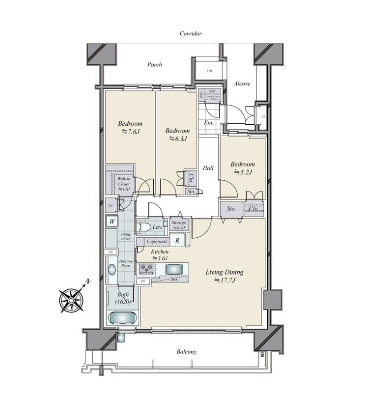 HARUMI FLAG SEA VILLAGE D棟 1306