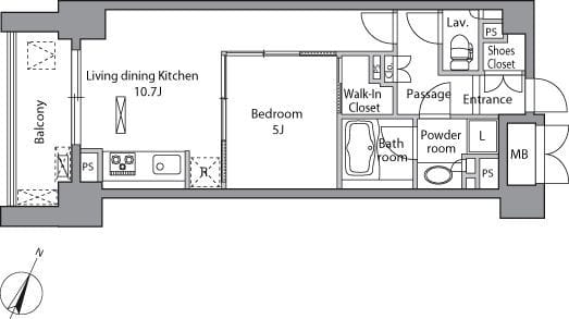 レジディア水道橋 1404
