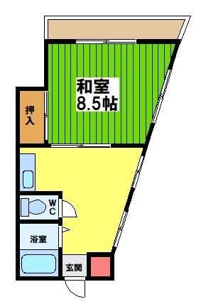 第三通南ビル 301 間取り図