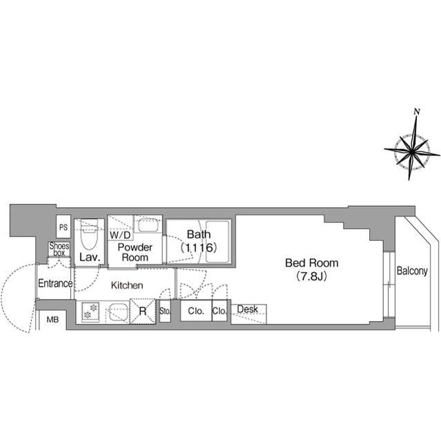 コンフォリア・リヴ大崎 303