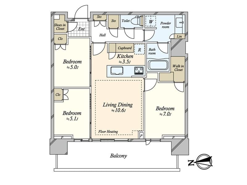 HARUMI FLAG SUN VILLAGE T棟 3204