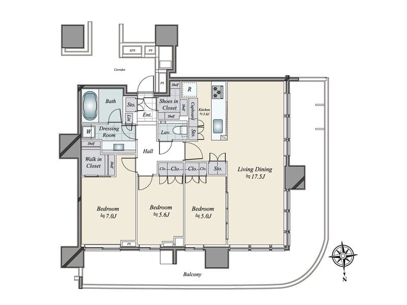 HARUMI FLAG SUN VILLAGE T棟 3501