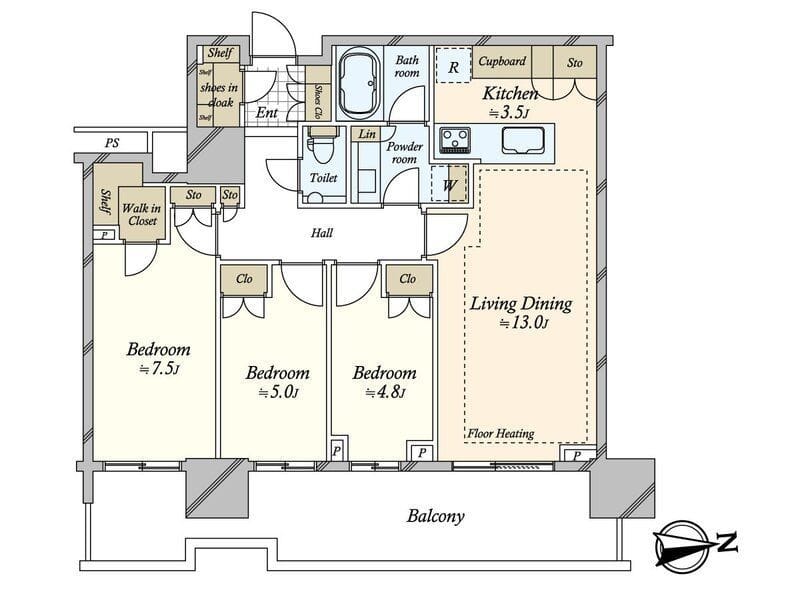 HARUMI FLAG SUN VILLAGE T棟 910