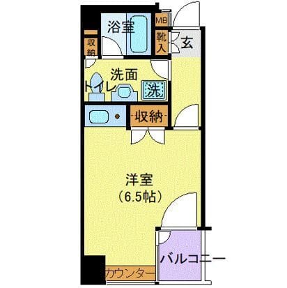 千代田タワーアネックス 502 間取り図