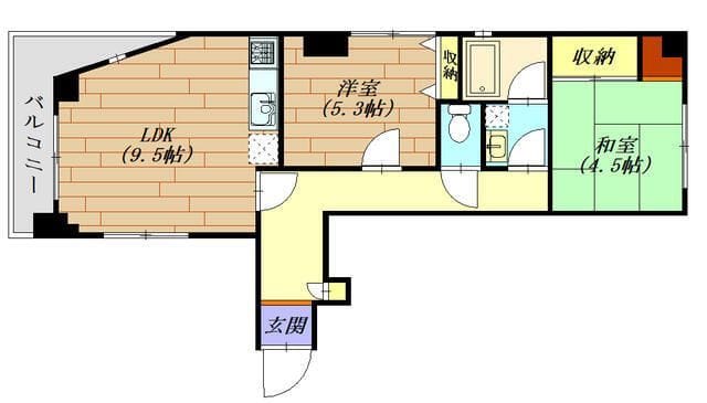 ブルックス 202 間取り図