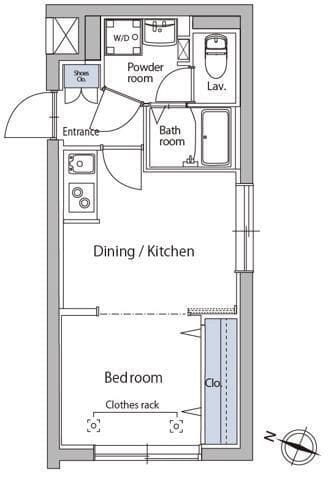 アトリオフラッツ菊川 203