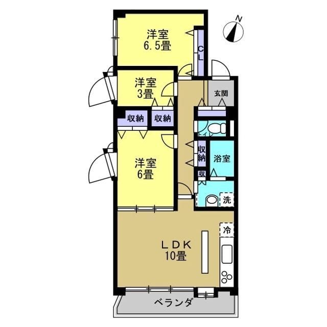 リアライズ柏Ⅱ 901 間取り図