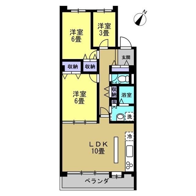 リアライズ柏Ⅱ 902 間取り図