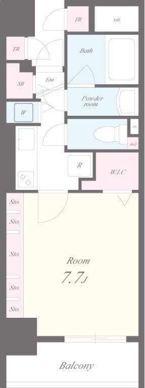 アールコート早稲田 108