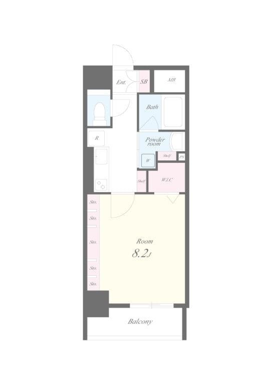 アールコート早稲田 206