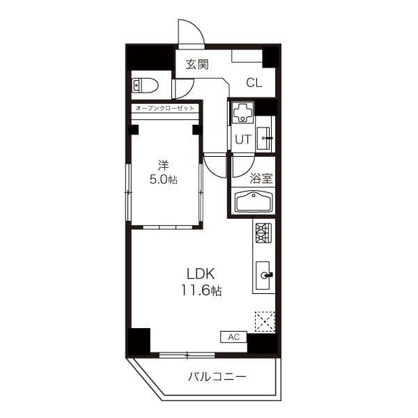 DeLCCS菊川 303 間取り図