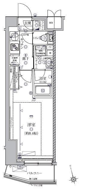 クレイシア北馬込 304