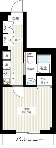 MAXIV練馬 101 間取り図