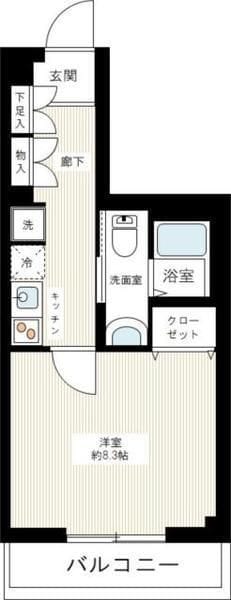 MAXIV練馬 301 間取り図